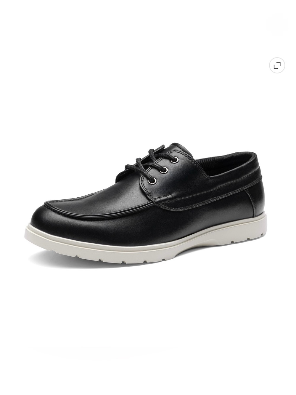 Classic Black Men's Lace-Up Casual Shoe
